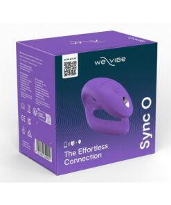 We-Vibe Sync O Rechargeable Silicone Couples Vibrator with Remote Control - Purple