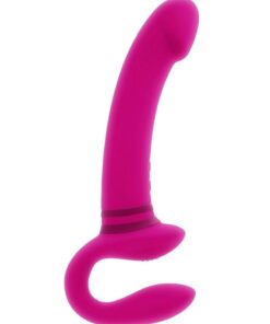 Gender X Sharing is Caring Rechargeable Silicone Dual Vibrator - Pink
