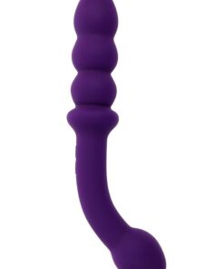 Playboy The Seeker Rechargeable Silicone Dual Vibrator - Purple