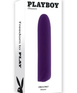 Playboy One and Only Rechargeable Silicone Bullet - Purple