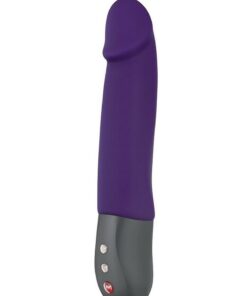 Stronic Real Rechargeable Silicone Thrusting Vibrator - Purple