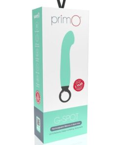 PrimO G-Spot Rechargeable Silicone Vibrator - Teal