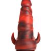 Creature Cocks Horny Devil Demon Silicone Dildo - Red/Black