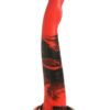 Creature Cocks King Cobra Long Silicone Dildo Large 14in - Red/Black