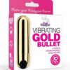 Pink Pussycat Rechargeable Bullet - Gold