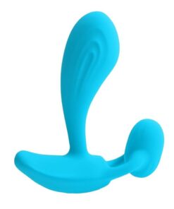 Gender X Wear Me Out Rechargeable Silicone Panty Vibe with Remote - Blue