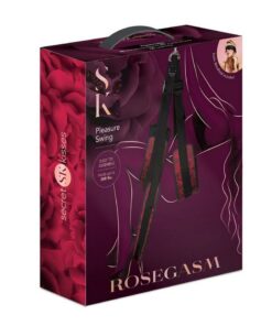 Secret Kisses Rosegasm Pleasure Swing with Satin Blindfold - Red/Black