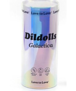 Love to Love Dildolls Galactica Silicone Dildo - Pink/Green